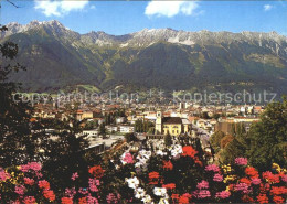 72376478 Innsbruck Stadtansicht Mit Nordkette Blumen Innsbruck - Autres & Non Classés