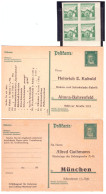 Austria BEETHOVEN House Imperf. Block Of Four.Scott # 697 - 1962 Germany Postal Card Green 8pf. Two Item. - Gebraucht