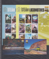 Sierra Leone - 2004 - 200 Years Of Steam Locomotives - Yv 3936/44 + Bf 588 + 4017A/J + Bf 590 - Eisenbahnen