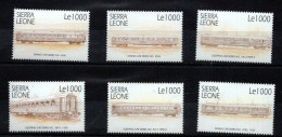 Sierra Leone - 2001 - Trains: The History Of Orient Express - Yv 3193/98 (from Sheet) - Eisenbahnen