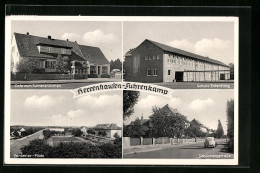 AK Herrenhausen-Fuhrenkamp, Cafe Zum Führerstübchen, Schönbergstrasse, Schule Entenfang  - Other & Unclassified
