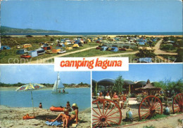 72375873 Castello De Ampurias Camping Laguna Strand Restaurant Gerona Costa Brav - Autres & Non Classés