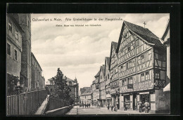 AK Ochsenfurt Am Main, Alte Giebelhäuser In Der Hauptstrasse  - Ochsenfurt