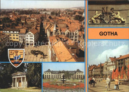 72375745 Gotha Thueringen Wappen Am Rathaus Neumarkt Blick Vom Turm Der Magareth - Gotha