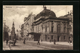 AK Hamburg-St.Georg, Passanten Vor Dem Schauspielhaus  - Mitte