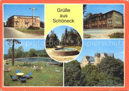 72375680 Schoeneck Vogtland Kinderheim Stadtpark Freibad Schoeneck - Autres & Non Classés