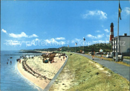 72375619 Hoernum Sylt Strand Promenade Mit Leuchtturm Hoernum - Autres & Non Classés