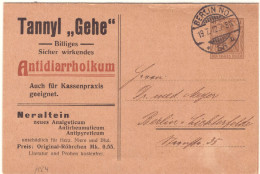 Germany Medicine 1912.drug. TANNYL “GEHE” Antidairrheoikum - Postcards