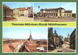 72375088 Muehlhausen Thueringen Karl Marx Platz Bahnhof Stadtblick Inneres Fraue - Muehlhausen