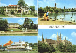 72375084 Merseburg Saale Kosmos Eisbar Schlossgarten Gaststaette Teichperle Leni - Merseburg