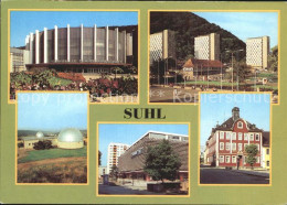 72375061 Suhl Thueringer Wald Waffenmuseum Und Hochhaeuser Planetarium Rathaus   - Suhl