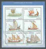 Sierra Leone - 1998 - Classical Ships Of The World - Yv 2515/20 - Bateaux