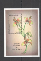 Sierra Leone - 1997 - Orchids - Yv Bf 376 - Orchideen