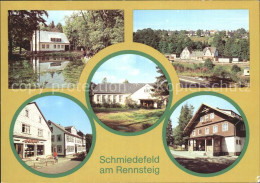 72374980 Schmiedefeld Rennsteig Gaststaette Cafe Kurpark Bahnhof Kulturhaus Film - Andere & Zonder Classificatie