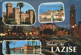 72374809 Lazise Lago Di Garda Burg Kirche Nachtaufnahme Lazise - Altri & Non Classificati