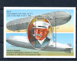 Sierra Leone - 1993 - Zeppelin  - Yv Bf 207 - Zeppelins