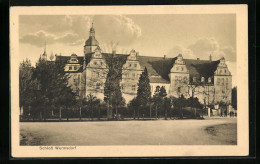 AK Wermsdorf, Partie Vor Dem Schloss  - Wermsdorf