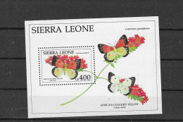 Sierra Leone - 1991 - Insects: Butterflies - Yv Bf 181 - Vlinders