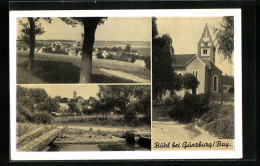 AK Bühl I. Bayern, Ortstotale Mit Blick über Die Felder, Die Kirche  - Bühl