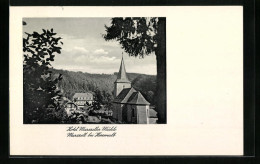 AK Marxzell I. Schw., Das Hotel Marxzeller Mühle Und Die Kirche  - Autres & Non Classés