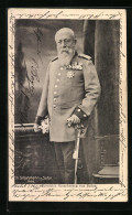 AK Friedrich Grossherzog Von Baden, Stehend In Uniform Mit Säbel Und Pickelhaube  - Royal Families
