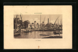 CPA Alexandrie, Le Canal, Bateaux  - Other & Unclassified