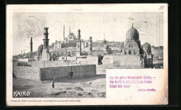 CPA Kairo, Vue De Stadt Et Die Moschee  - Autres & Non Classés