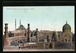 CPA Cairo, Citadelle And Mamelouk Tombs  - Autres & Non Classés