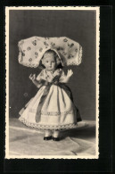 Foto-AK Puppe In Tachtenkleidung  - Used Stamps