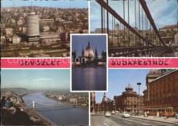 72374457 Budapest Bruecke Gebaeude  Budapest - Hongrie