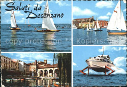 72373854 Desenzano Lago Di Garda Segelboote Teilansichten Desenzano Del Garda - Altri & Non Classificati