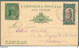 Combattenti Cent. 5 Isolato Su Cartolina Postale - Unused Stamps