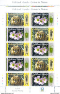 Flora E Fauna 2012. 2 Minifogli. - Falklandinseln