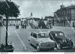 Cd66 Cartolina Agazzano La Piazza Auto D'epoca Prov Di Piacenza Emilia Romagna - Piacenza