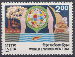 India 1977 Mi 726 World Environment Day MNH - Unused Stamps