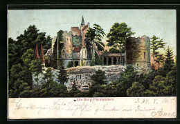 Relief-AK Alte Burg Fürstenstein, Gesamtansicht  - Autres & Non Classés