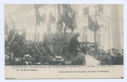 Kontich Contich - Eeuwfeesten Der Koninklijke Harmonie Ste Cecilia Juni 1913 - De Reuzenwagen - Kontich