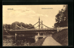 AK Lübeck, Blick Zur Mühlentorbrücke  - Luebeck