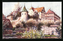 Künstler-AK Charles F. Flower: Bebenhausen, Partie Am Schloss  - Other & Unclassified