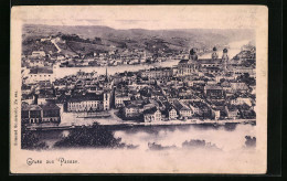 AK Passau, Totalansicht  - Passau