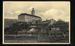 AK Gundelsheim A. N., Kuranstalt Schloss Hornegg  - Andere & Zonder Classificatie