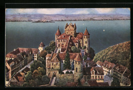 AK Meersburg, Schloss Aus Der Vogelschau  - Meersburg