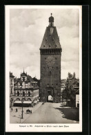 AK Speyer A. Rh., Altpörtel Und Blick Nach Dem Dom, Café Emil Ihm  - Speyer