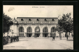 CPA Troyes, La Gare  - Troyes