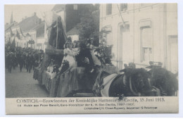 Kontich Contich - Eeuwfeesten Der Koninklijke Harmonie Ste Cecilia Juni 1913 - Hulde Aan Peter Benoit - Kontich