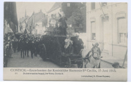 Kontich Contich - Eeuwfeesten Der Koninklijke Harmonie Ste Cecilia Juni 1913 - Duivenmaatschappij De Roos - Kontich