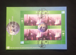 D)2008, UNITED NATIONS, FIRST DAY COVER, ISSUE, CLIMATE CHANGE, FDC - Otros & Sin Clasificación