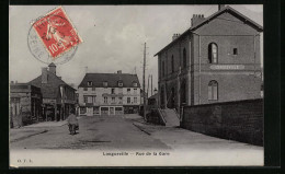 CPA Longueville, Rue De La Gare  - Sonstige & Ohne Zuordnung