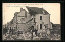 CPA Mamers, Catastrophe 1904, Vue Prise Du Moulin De La Ville, Inondation  - Mamers
