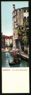 Mini-Cartolina Venezia, Rio Delle Maravegie  - Venezia (Venice)